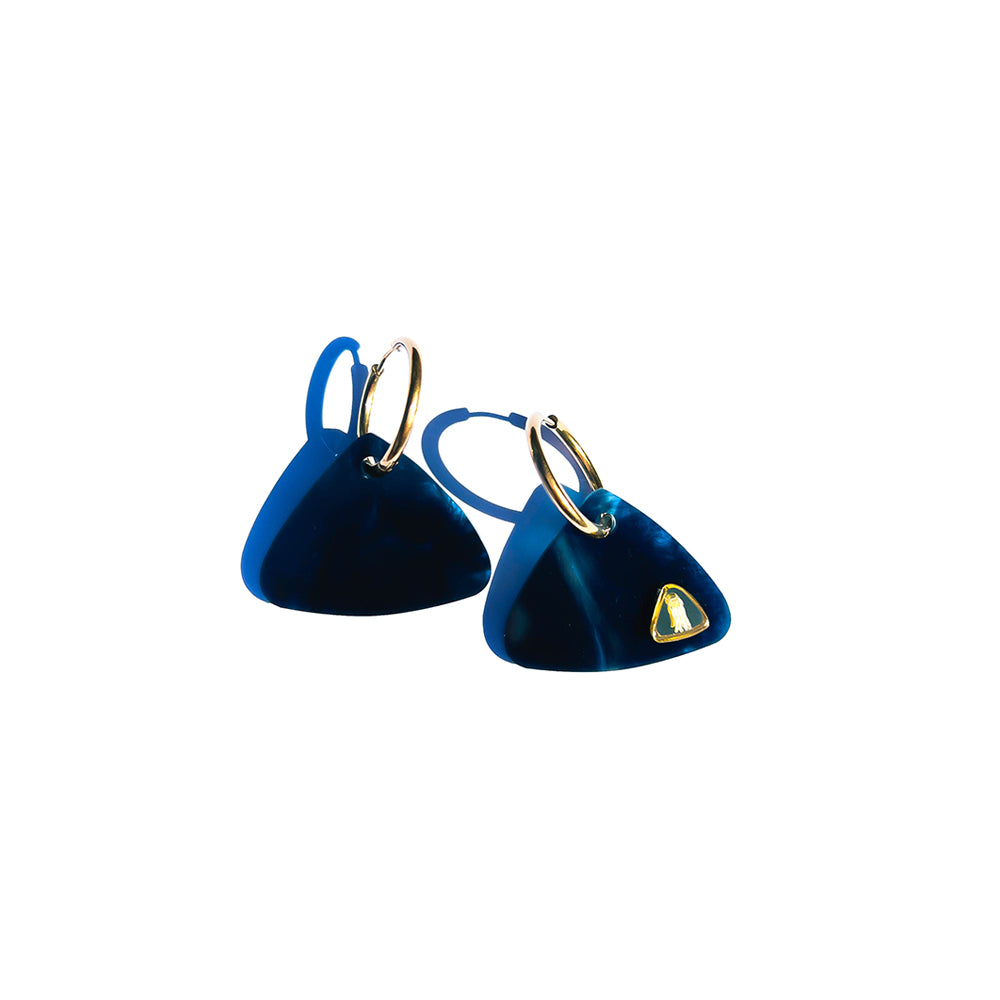 pipi hoop | navy blue gloss