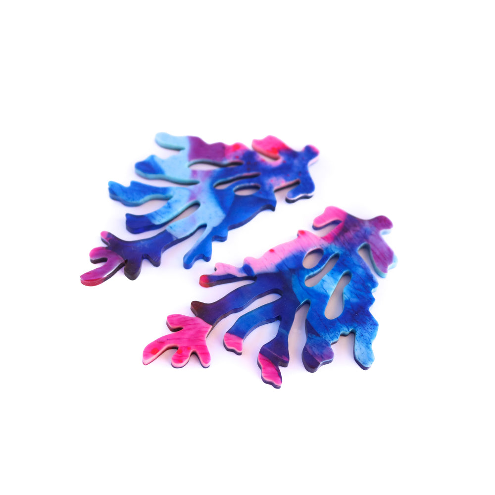 coral | statement | pink blue