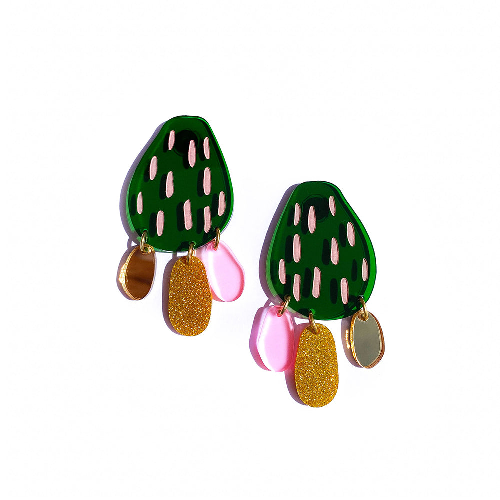 prickly pear party stud