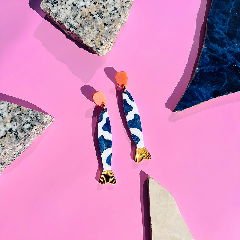 sardine | blue & white – Concrete Jellyfish